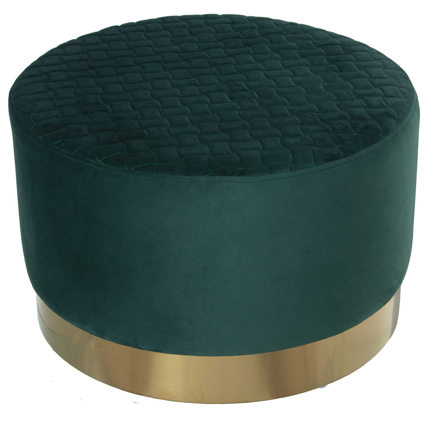 Puf Velvet Verde Oscuro 