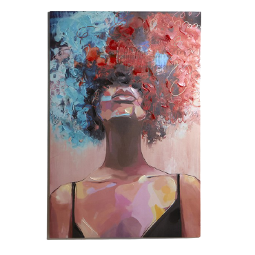 Lienzo Mujer Colores 80 x 120 cm