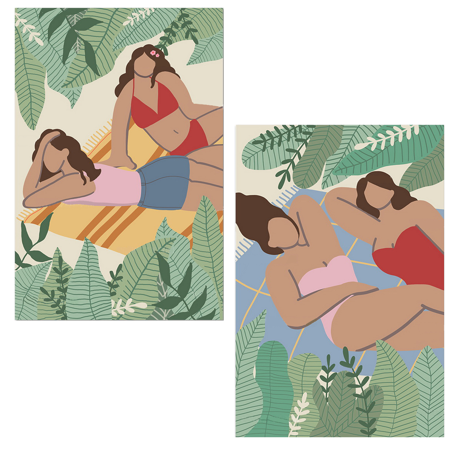 Set 2 Cuadros Ba&ntilde;istas