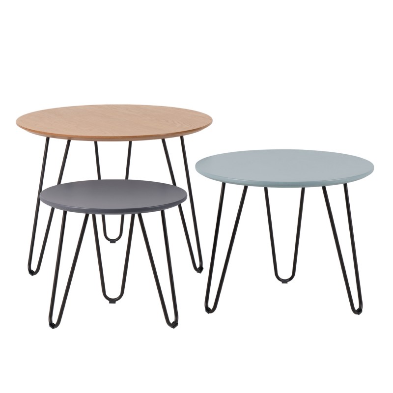 Set 3 Mesas Niro